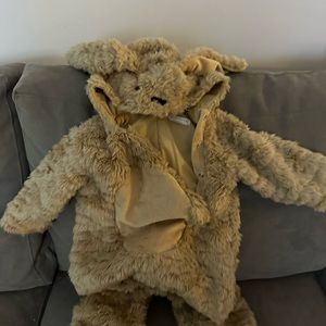 Pottery Barn Kids Tan Furry Bear Costume